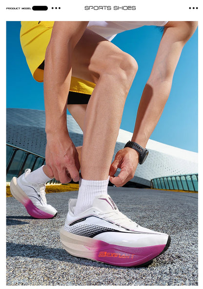 Marathon Men Running Shoes Carbon Board Speciality Sports Breathable Lightweight Women's Comfortable Chunta Athletic Sneakers