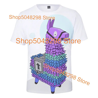 Μπλουζάκι Bushranger Fortnite για παιδιά, 3D εκτύπωση Banana Peely, T-shirt για άνδρες και γυναίκες, Tee Battle Royale Game, καλοκαιρινά τοπ, δώρα γενεθλίων