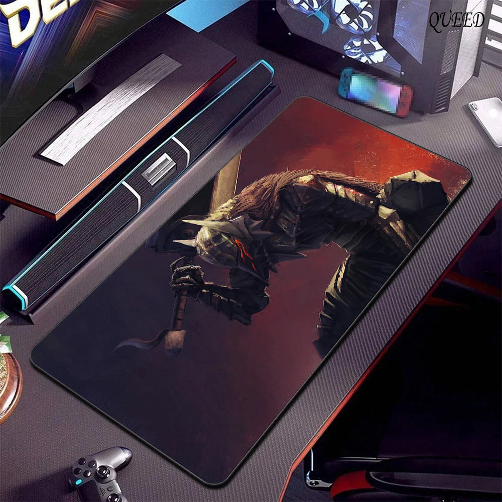 Gaming Accessories Varmilo Keyboard Computer Mousepad CS GO LOL Mouse Pad Berserk Guts Anime Dywan Gamer 900X400 XXL Desk Mats