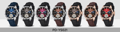 PAGANI DESIGN 2026 Men Mechanical Watch E3255Y 41mm Sapphire Crystal Stainless Steel Calendar Waterproof Reloj Hombre