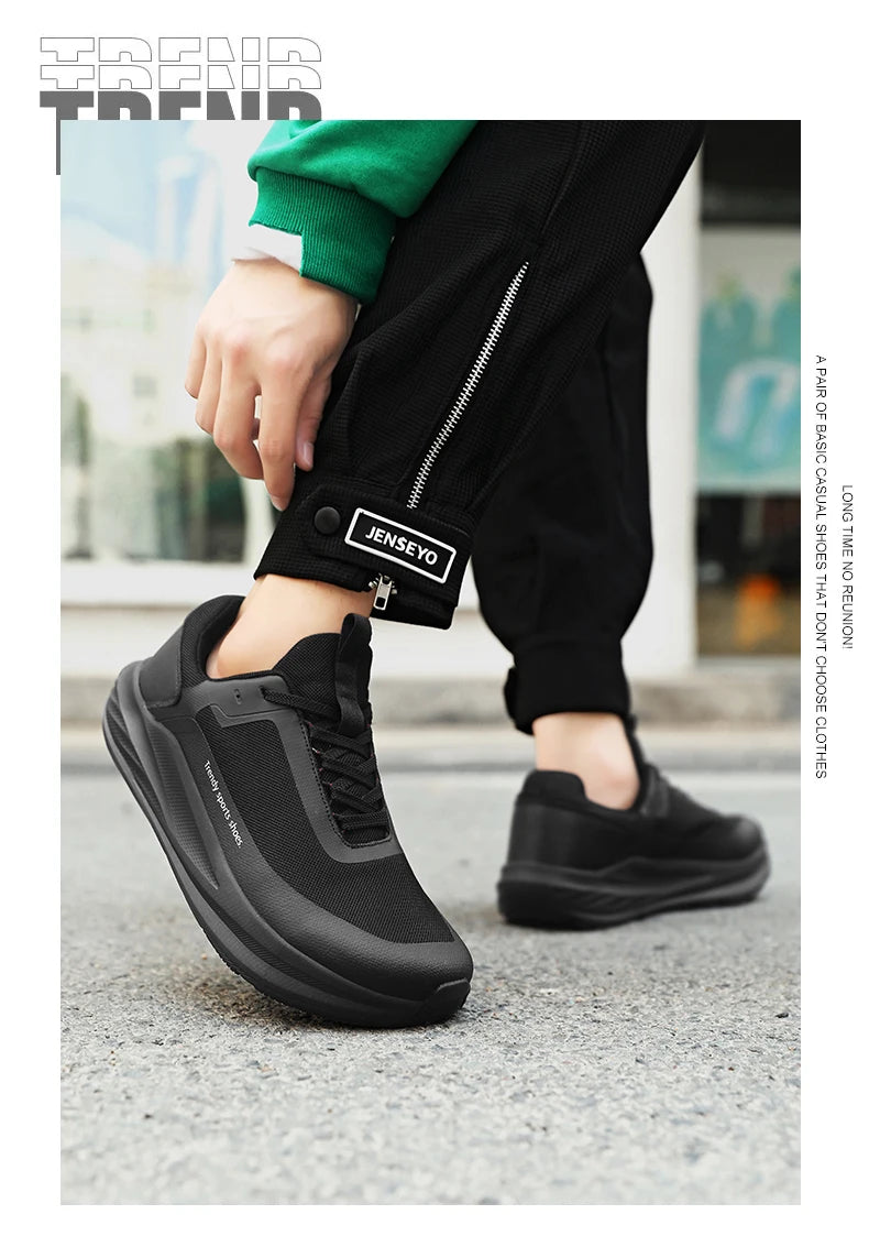 Men Running Shoes Marathon Speciality Sports Breathable Lightweight Women's Comfortable Nonskid Leisure Sneakers Plus Size 38-46