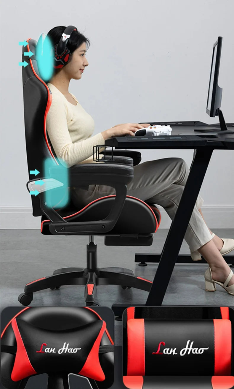 Computer Home Office Chair Gaming Esports Chair Can Recline Comfortable Ergonomic Gamer Chair Multifunctional Furniture