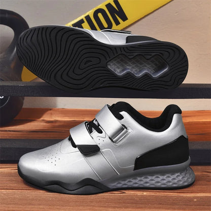 Weightlifting shoes, professional men and women powerlifting squat training shoes, hard sole gym shoes with stable heel, non-slip design