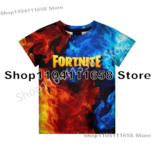Presentes de Aniversário T-shirt F-Fortnite 3D Print Banana Peely Team Leader Bear para Homem, Tee Battle Royale Gaming, Top de Verão
