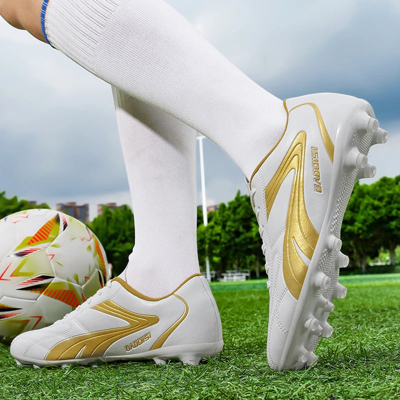 Novas sapatilhas de futebol profissional para homem, sapatilhas de futebol para adulto, futsal indoor, ultraleves, antiderrapantes, desportivas, resistentes ao desgaste, botas de futebol