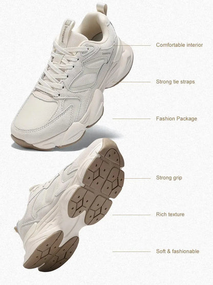 Baasploa Women Running Sneakers Brand Mesh Breathable Comfort Walking Shoes Outdoor Anti-slip Female Casual Jogging Sports Shoes