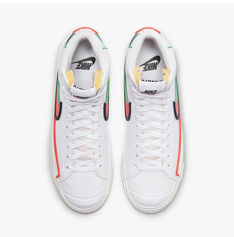 Nike BLAZER Trail Blazer genuínos para mulher, ténis clássicos de cano alto para desporto e lazer DC1746-103