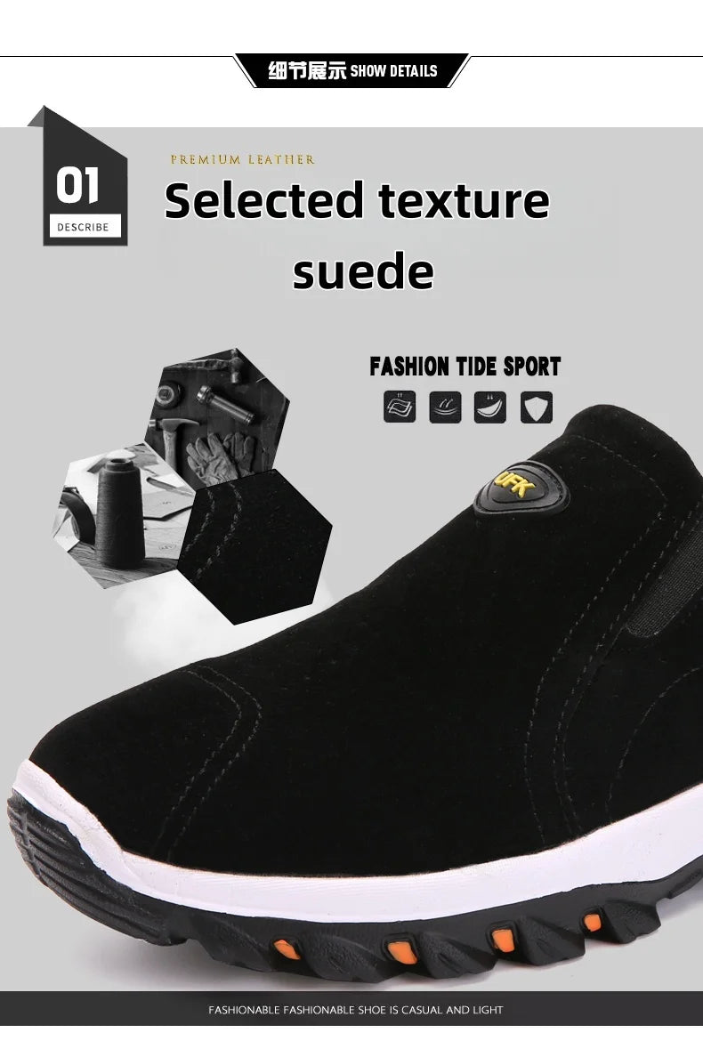 New Outdoor Hiking Camping Light Running Jogging Casual Sports Men's Shoes Non-slip Loafers Hiking Shoes Large Size 38-50