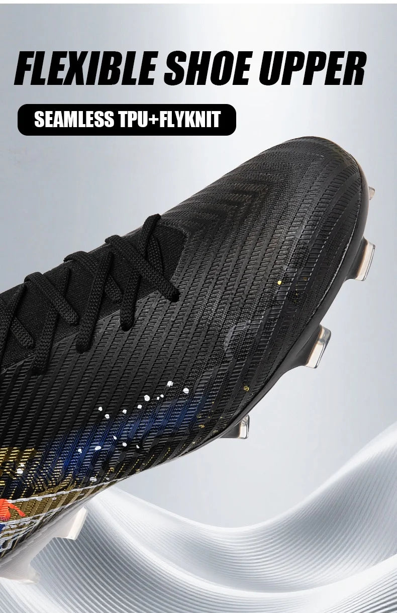New Men Soccer Shoes Grass Ultralight Sport Comfortable Adult Non-Slip Football Boots Outdoor Cleats Sport Futsal Training Match