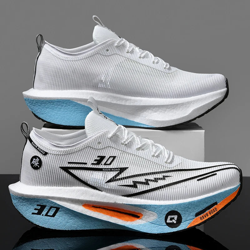 Men Sneakers Mesh Comfort Tennis Shoes 2025 Men's Running Carbon Board 3.0 Cushion Sports Training Jogging Speciality Jog Shoes