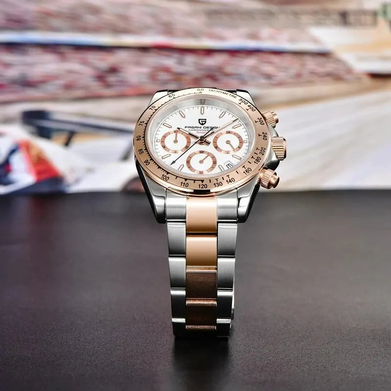 Gold 1644 PAGANI DESIGN 2026 New Men's Watches Top Brand Luxury Mens Quartz Wrist Watch Men Watch Men Chronograph Waterproof