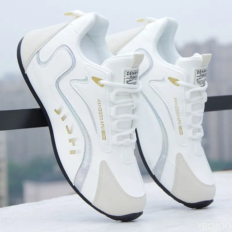Large Size Spring and Autumn New Thick Sole Height Increasing Casual Men's Shoes Niche Trend Versatile Flat Sports Men's Shoes