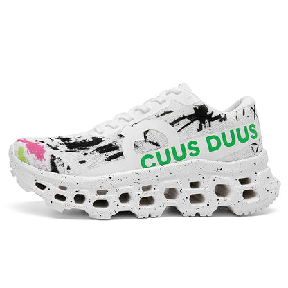 Męskie buty sportowe amortyzujące, do joggingu, antypoślizgowe, z oddychającą siateczką, z miękką podeszwą, do biegania, na świeżym powietrzu, do fitnessu, sznurowane buty sportowe