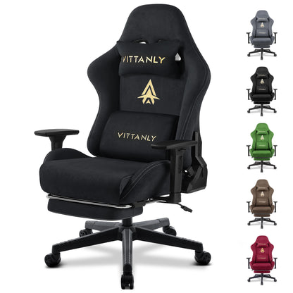 Kitinjoy High Quality Gaming Chair With Footrest Support Height Adjustable for Unisex Comfortable Office Chair Computer Chair