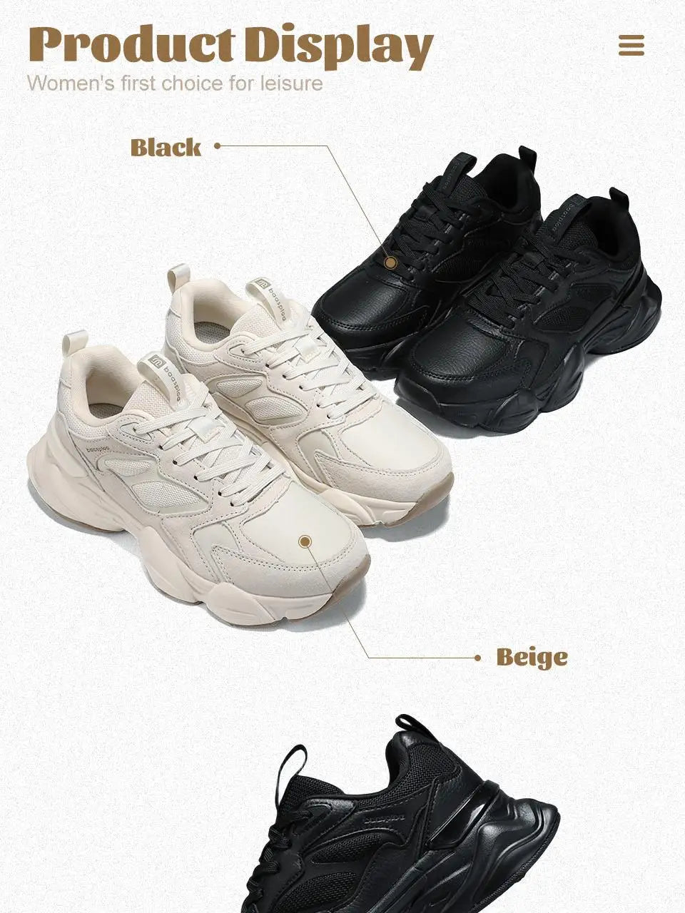 Baasploa Women Running Sneakers Brand Mesh Breathable Comfort Walking Shoes Outdoor Anti-slip Female Casual Jogging Sports Shoes