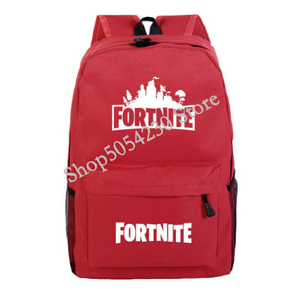Mochila Fortnite Games, mochila escolar Fortnite para adolescentes, unissexo, com compartimento para portátil, para escola, viagens e uso casual