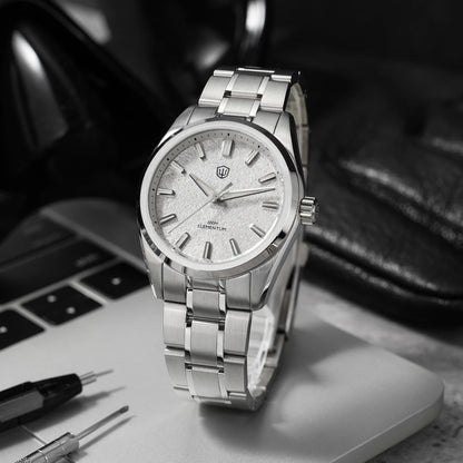 Watchdives WD0003C 38mm Watch VH31 Sweep Seconds Quartz Movement Stainless Steel Watch Elementum Original Design Men Wristwatch