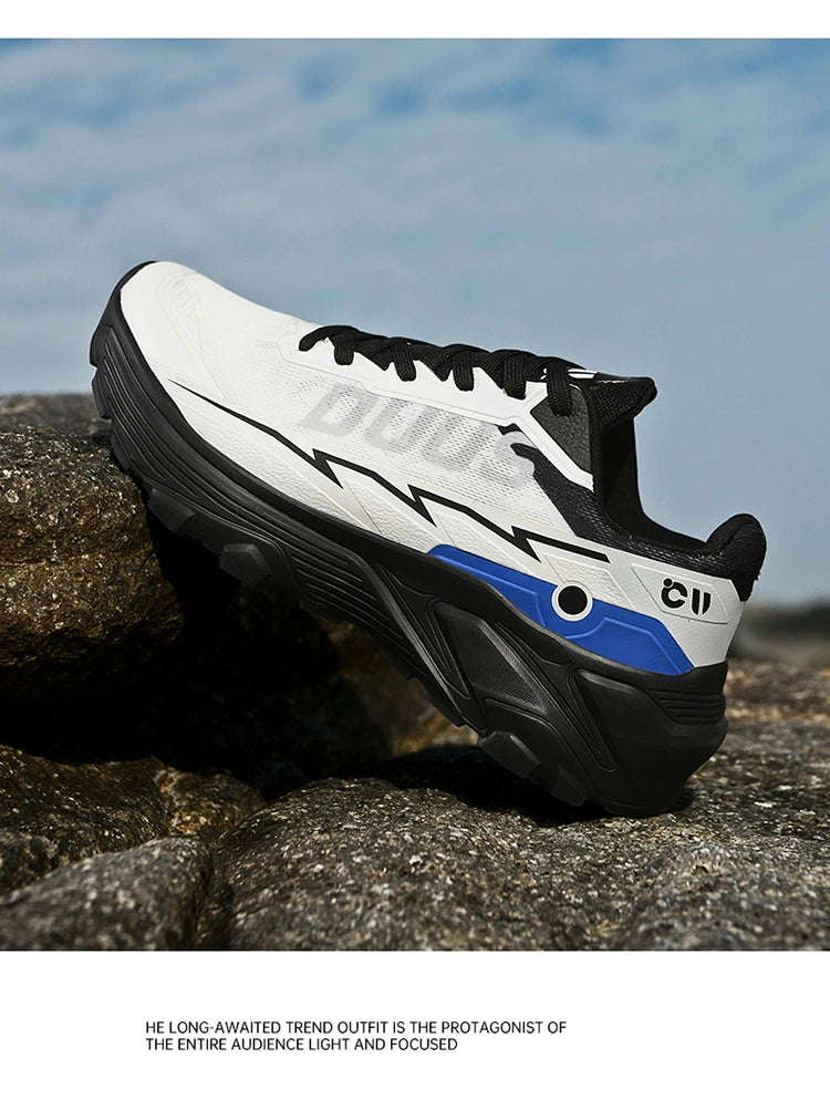 Men's Off-Road Running Shoes Spring and Summer Outdoor Power Grip Sports Shoes Breathable Trail Running Shoes for Women