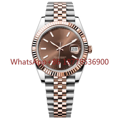 2026 Men's 904L Stainless Steel Automatic Mechanism Sapphire glass 41MM Watches Customized