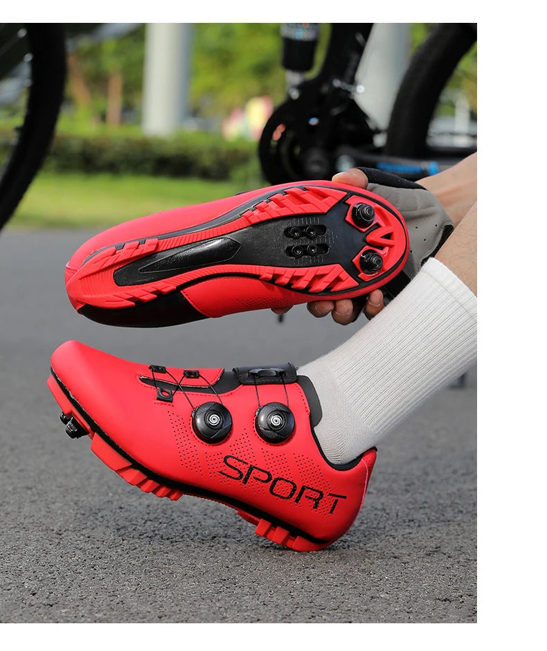 Cycling Sneakers Breathable MTB Shoes Men Women Trail Mountain Bicycle Riding Shoes Sport Road Bike Shoes Spd Pedal Cycle Shoes