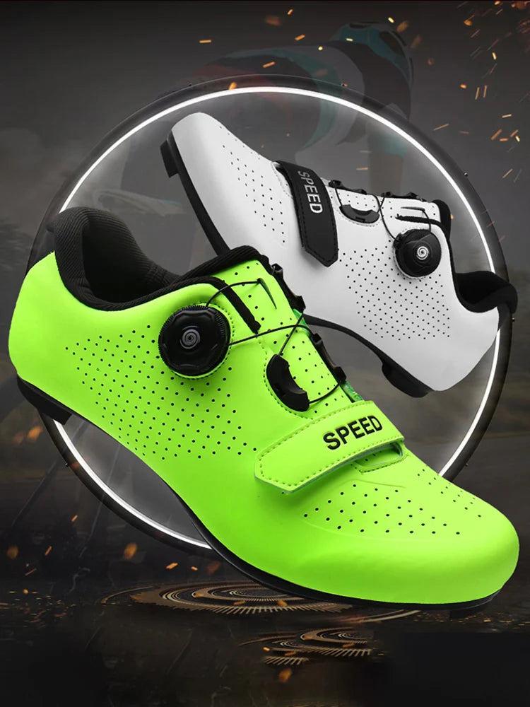 New Unisex pedal Cycling Shoes Flat shoes Suitable For Mountain Sports Pedal Self-Locking Cycling Shoes Breathable Cycling Shoes