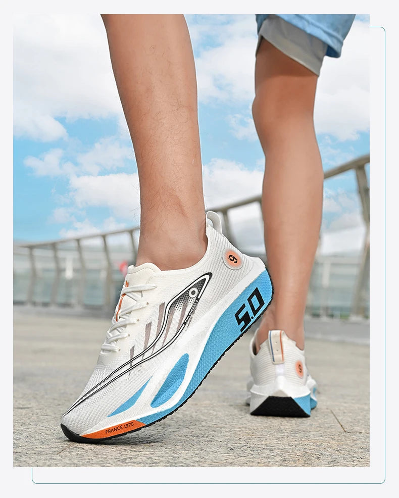 New Sports Shoes for Men&Women, Running Sneakers, Carbon Plate, Male Marathon Racing, Shock-absorbing, Athletics Training Shoes