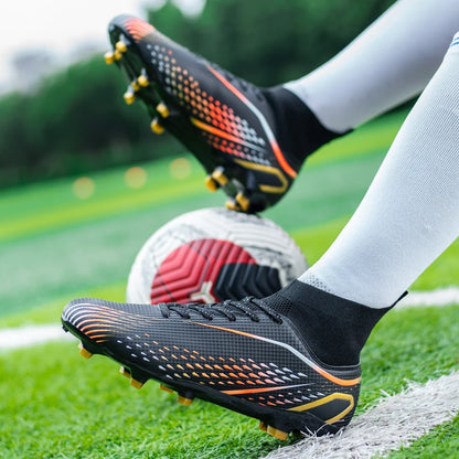 Men Football Boots Professional Turf Futsal Match Grass Unisex Outdoor Training Soccer Shoes Soccer Cleats Non-slip Breathable