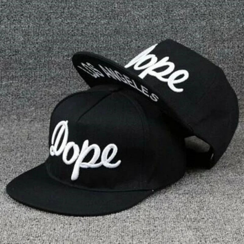 Men's Letter Embroidery Tide All-match Flat Brim Baseball Cap Ladies Summer Hip-hop Hat Outdoor Shade Adjustable Peaked Cap
