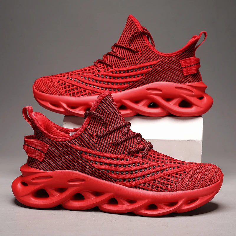 New Running Sneakers Newest Breathable Comfort For Women Low Top Large Size Men's Sports Increase Shoes Mesh Jogging Casual