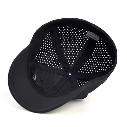 Șapcă de baseball cu plasă, bor scurt, spate închis, pentru bărbați și femei, respirabilă, cu închidere cu capsă, ajustabilă, stil „dad hat”, în culori uni, stil „trucker”