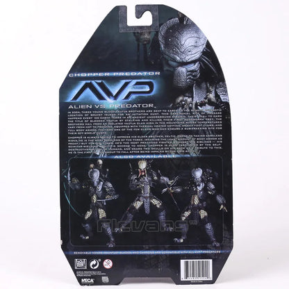 NECA AVP Alien vs. Predator Chopper Celtic Scar Predator Φιγούρα Δράσης 7" Αρθρωτό Κινητό Μοντέλο Παιχνίδι