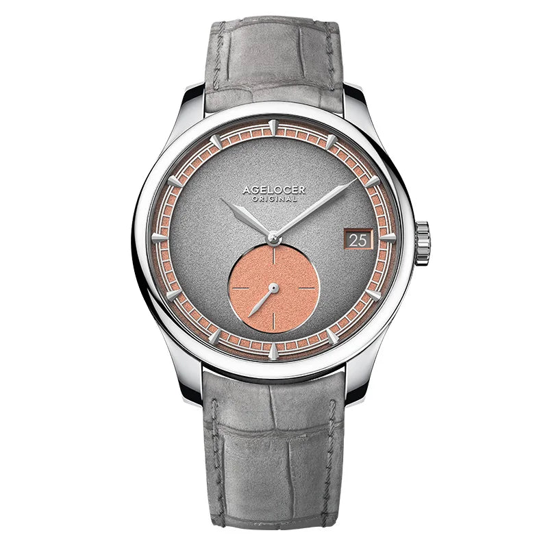 AGELOCER In-House Movement Premium Petite Seconde Men's Luxury Automatic Mechanical Watch Birthday Gift for Men