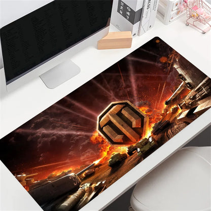 HD-mukautettu World of Tanks -peli -hiirimatto, suuri koko, anime-aiheinen hiirimatto, räätälöity CS:GO:lle, Zelda, World of Warcraft -pöytämatot