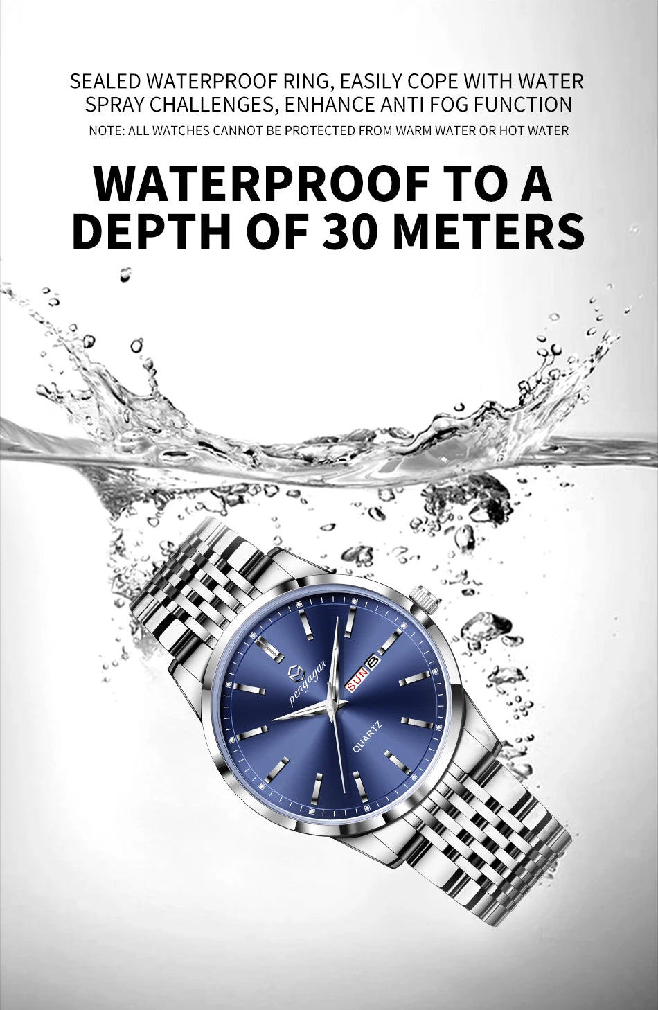 2025 New Top Brand Luxury Man Wristwatch Waterproof Luminous Date Men Watches Stainless Steel Quartz 43mm Men's Watch Male reloj