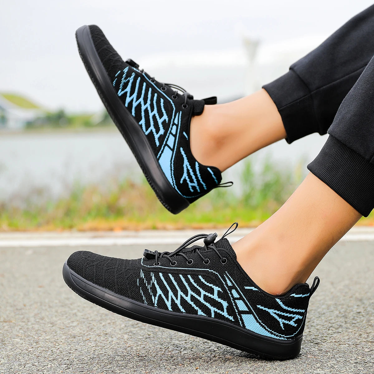 New Wide Toe Barefoot Walking Shoes Comfort Non-slip Hiking Camping Terkking Sneakers Unisex Outdoor Cycling Gym Fitnees Sport
