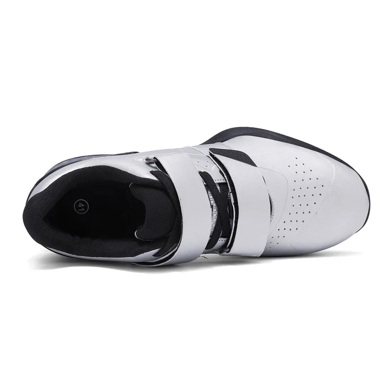 Weightlifting shoes, professional men and women powerlifting squat training shoes, hard sole gym shoes with stable heel, non-slip design
