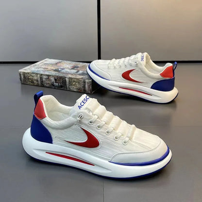 Comfortable Breathable Mesh Sports Shoes Men's Casual Style Lightweight Versatile Plain Color Spring Summer Autumn Seasonal Wear