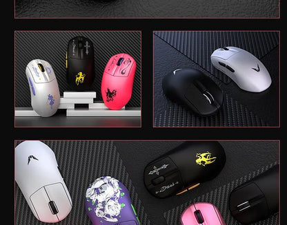 Mouse gaming wireless VALKYRIE VK M5 PRO con doppio 8K, ricevitore con display intelligente, ergonomico, leggero e a bassa latenza
