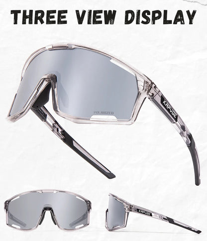 KAPVOE Polarised Cycling Glasses Sports Sunglasses Men Women Outdoor MTB Baseball Lenses UV400 Bicycle Cycling Eyewear Sale