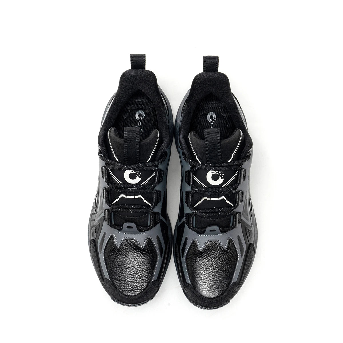 ONEMIX Men Trail Running Shoes Wearable Anti-Slip Leather Sneakers Support Stable Off Road Sports Shoes Outdoor Walking Sneakers