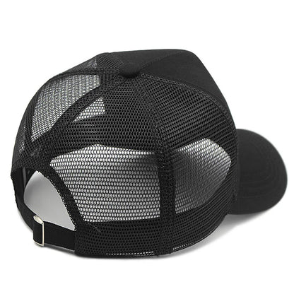 Casquette de camionneur en coton pour adulte, casquettes de soleil en maille pour femme, grandes casquettes pour homme, casquettes de baseball grande taille, 55-60 cm, 60-65 cm