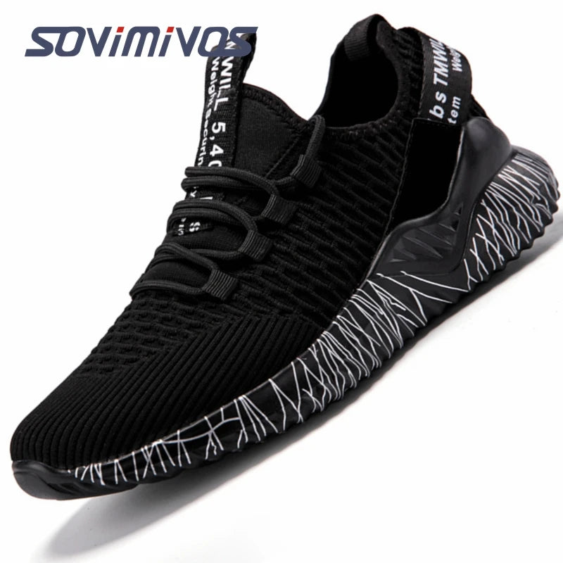 Mens Walking Shoes - Slip On Tennis Running Shoes Memory Foam Lightweight Work Sneakers for Indoor Outdoor Gym