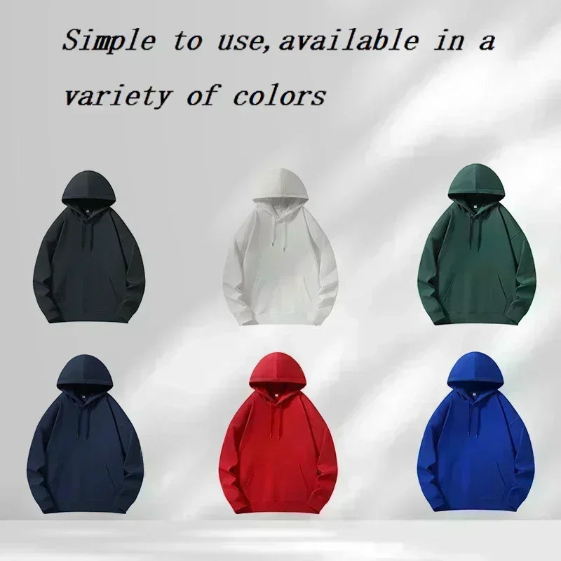 Men's Wolf pattern printed hooded sweatshirt a comfortable casual and fashionable hooded pullover shirt Men's clothing
