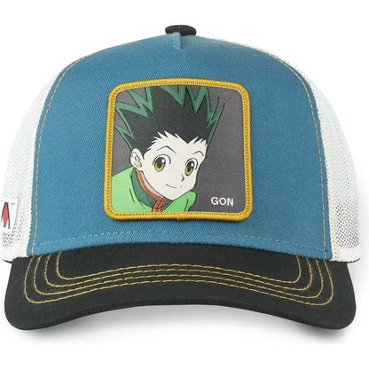 Hunter X Hunter-keps, sommar-snapback-baseballkeps för män, broderad, hiphop-stil, solskydd, justerbar truckerkeps i nät