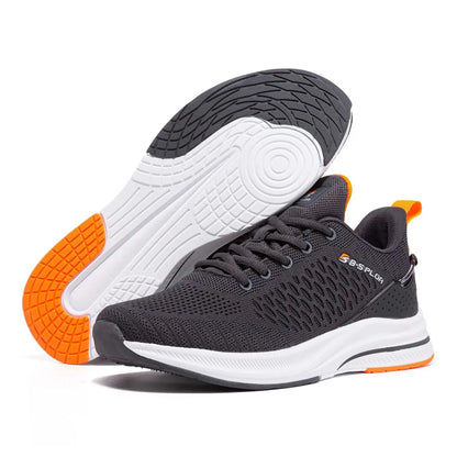 Ténis de corrida para homem Baasploa – Ténis casuais de malha, leves e de design, para corrida, respiráveis, com atacadores, para caminhada desportiva