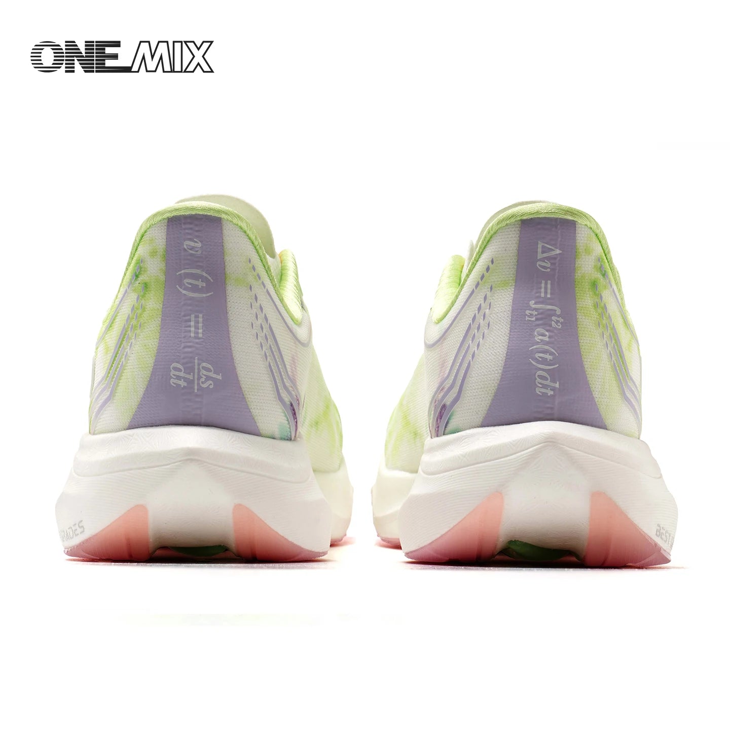 ONEMIX New Nylon Carbon Board Marathon Running Racing Shoes Shock-relief Professional Stable Support Ultra-light Rebound Sneaker