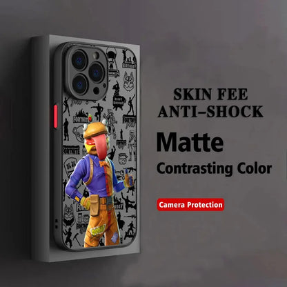 Puzdro na telefón Hot Game F-Fortnites pre Oppo A6 A5 A5x A59 A98 A38 A58 A78 A76 A57 A17 A55 A94 A74 A54 A16K A16 Pro 5G, matný kryt