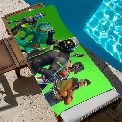 game art funny F-Fortnite Towel soft Beach Towels Trip swim Pool bathing Towel Gym Spa home Decor Gift Holiday