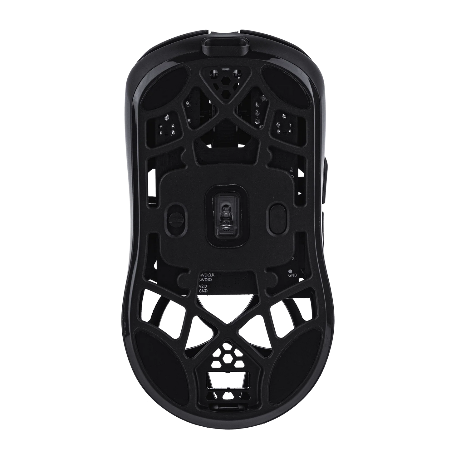Rato Gaming Sem Fios EPOMAKER Carbon X com Fio/2.4G/BT, 400 a 30,000 DPI Ajustáveis, Sensor PAW3950, para PC/Mac/Linux