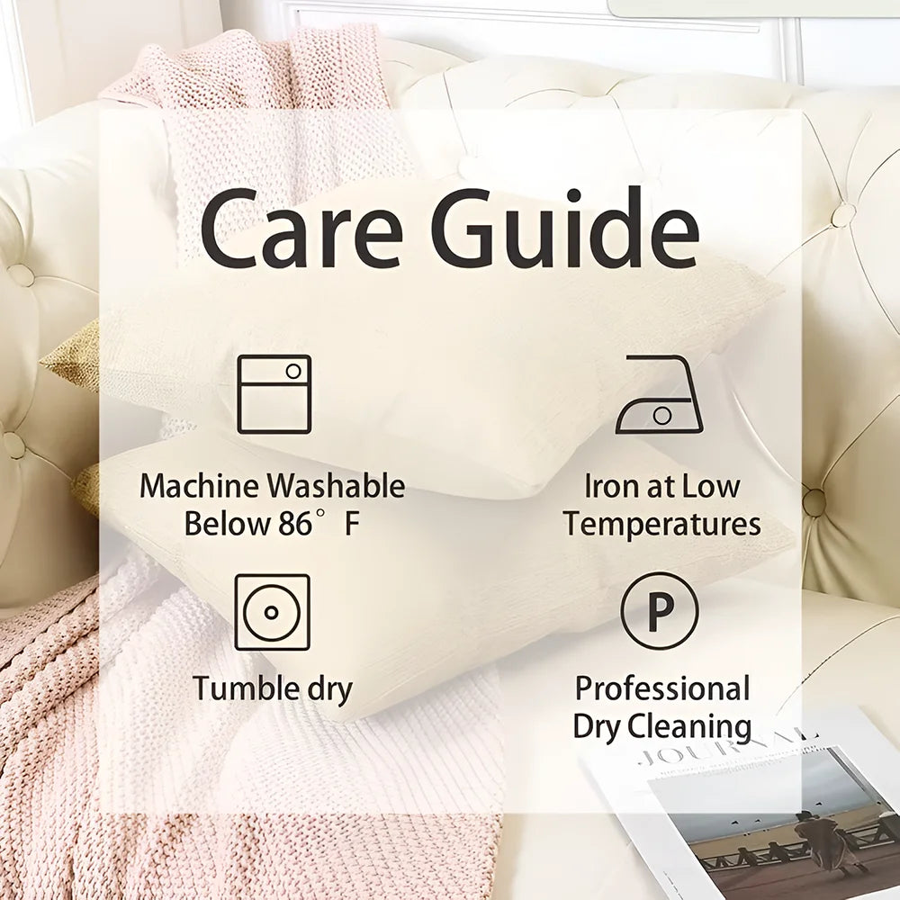 Cushion Cover Washed Linen Soft Breathable Decorative Case for Sofa Home Pillow cover Game C-Call of D-Duty Black Ops